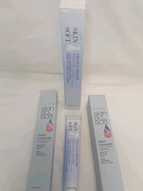 3-Avon Skin So Soft Fresh Smooth Sensitive Skin Facial Hair Removal Cream 1 oz